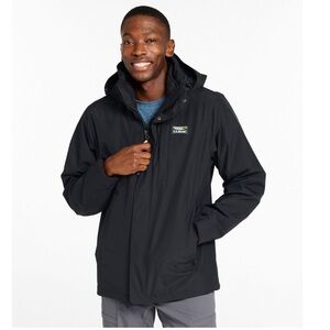 LL Bean | Mens Sweater Fleece 3-in-1 Jacket | Regular Size XL | Black